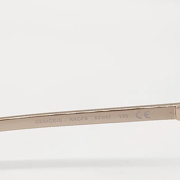 kate spade New York Genice Square Oversize Half-Rim Sunglasses NIB - Picture 7 of 8